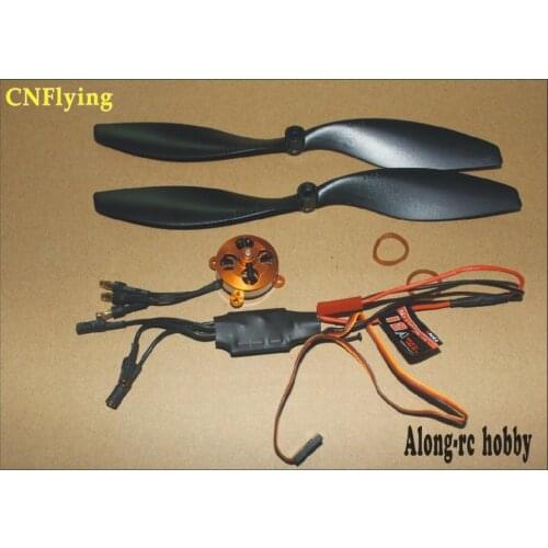 FREE SHIPPING XXD2204 brushless motor +12A ESC DIY MOTOR POWER SET(300-400G PULL/ for KT airplane/rc model/F3P plane MINI PLANE