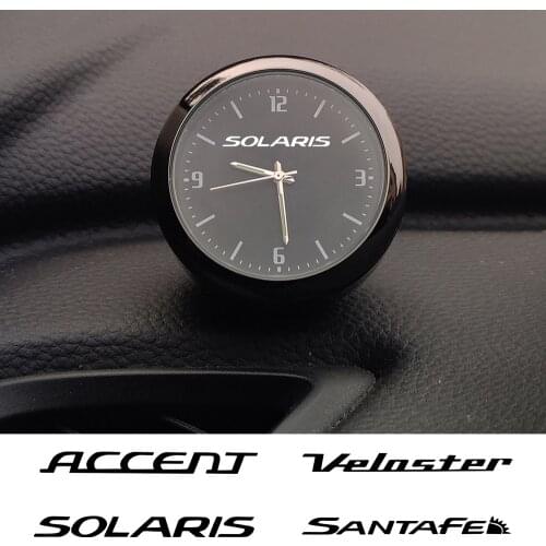 High Quality Car decoration clock watch modified car interior electronic quartz watch For Hyundai accent azera i20 ix35