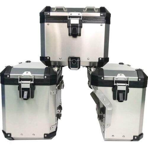 For BMW R1250GS Adventure Adv LC 1250GSA 2019 2020 Panniers Tail Saddle Top Case Box Luggage Trunk Bag Saddlebag Stainless Steel