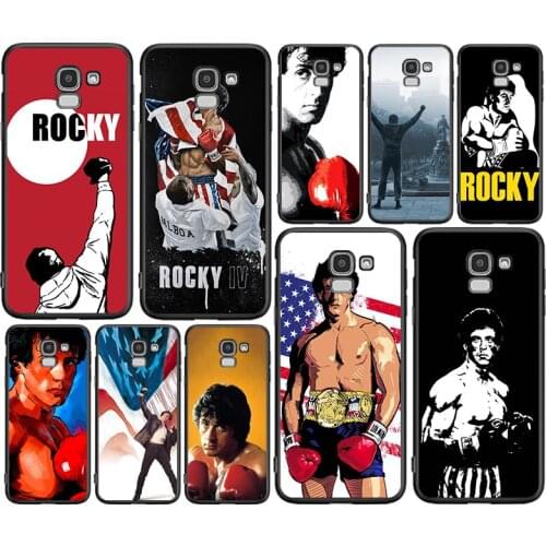 Rocky Balboa For Samsung J8 J7 Duo J730 J6 J5 J530 J4 J3 J330 J2 Core Star Prime 2018 EU Plus Soft TPU Phone Case