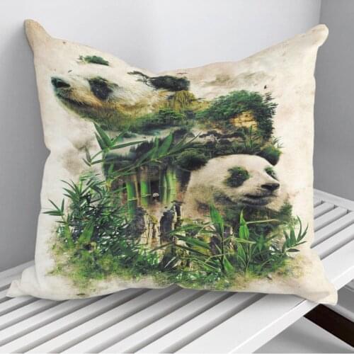 Another In My Surreal Nature Series Of Animals Throw Pillows Cushion Cover On Sofa Home Decor Gift Pillowcase Cojines