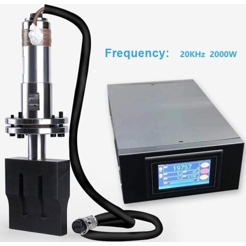 Fanying 2000W 20KHz Plastic Welding Ultrasonic Welder Machine Generator Transducer Spot Welding Solder Side Steel Mold