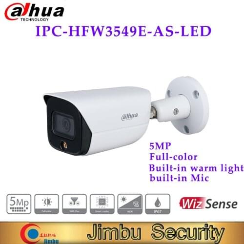 Dahua 6MP IP camera IPC-HDBW4631R-VFAS CMOS POE 2.7-13.5mm Manual zoom lens IK10 POE CCTV camera with SD card slot Max128GB
