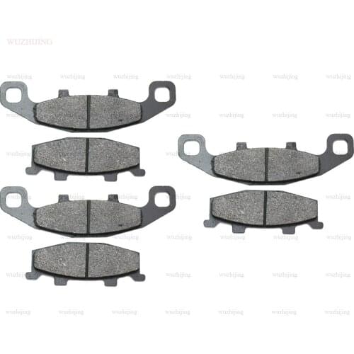 Brake Pads set fit KAWASAKI GPX 600 R ZX 600 (88-96) 750 R ZX750 (87-89) ZR 750 Zephyr (91-95) ZX-10 ZX10 1000 RX Ninja (88-91)