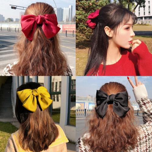 Korean Version of The Large Bowknot Hair Clip Head Hair Accessories Sweet Hair with Hair Accessories for Women