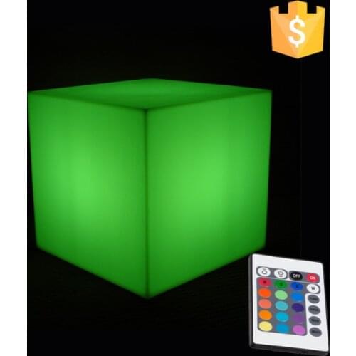 Mini LED cube / illuminated led table lamp / led cube 10cm RGB D10cm PE Decorative Led Cube free shipping 10pcs/lot