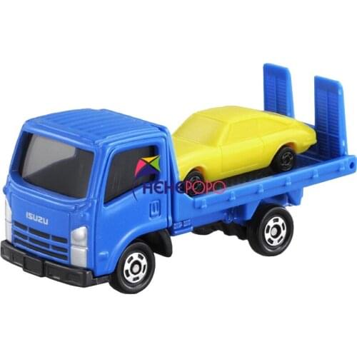 Takara Tomy Tomica ISUZU ELE VEHICLE TRANSPORTER Simulation Truck Model Kit No.60 879466 AUTO CAR Diecast Baby Toys Collectibles