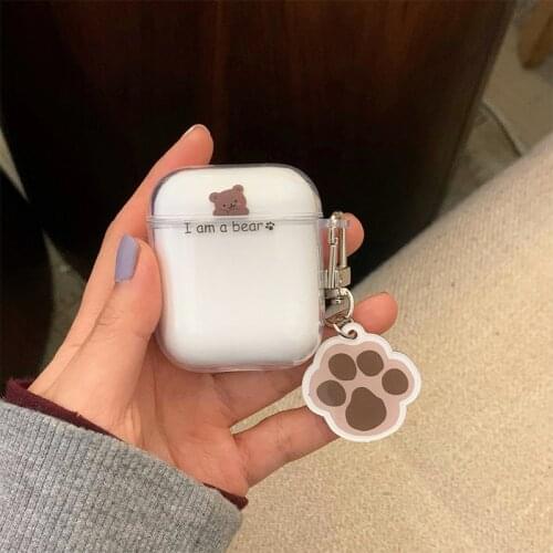 Smiley soft clear silicone Earphone shell For Apple Airpod 2/1 Cover For Airpod pro 3 Earphone case for airpods capa fundas