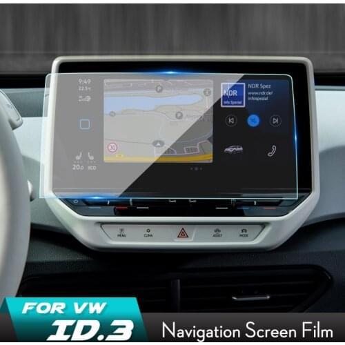 For VW ID.3 ID3 Cockpit 2021 Navigation Film Dashboard Film Car instrument GPS navigation screen Glass Protective Film car stick