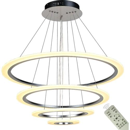 Dimmable Pendant Lights Modern LED Pendant Light LED Pendant Lamp Acrylic Hanging Lamps Lighting for Indoor home with Remote