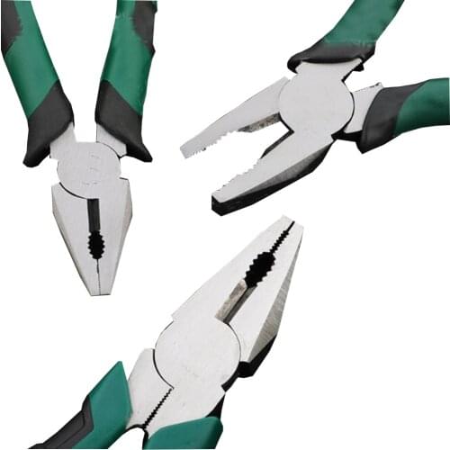 Industrial-Grade Hardware Tools 8-Inch Multi-Function Wire Cutters 6-Inch labor-Saving Flat-Nose Pliers