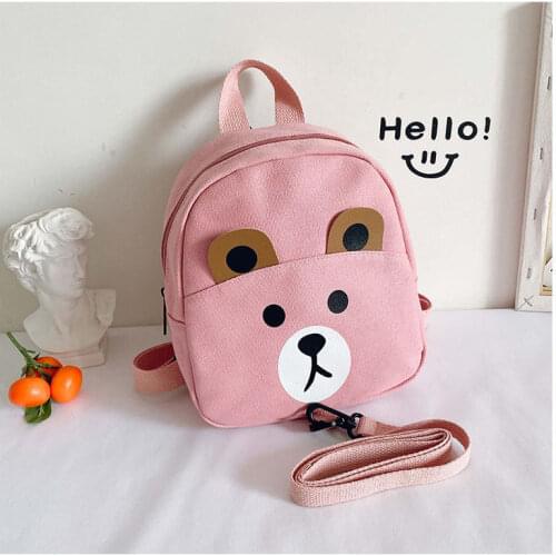 Cartoon Baby Safety Harness Adjustable Backpacks Bear School Bag Toddler Kids Backpack Children Girls Boys Anti-Lost Backpacks