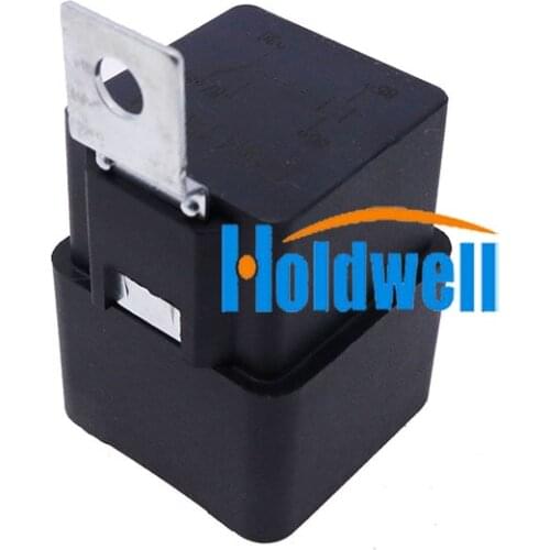 Holdwell 12V Relay AT75769 for JohnDeere Backhoe Loader 210C 310A 325J 410 500C 610B 710B