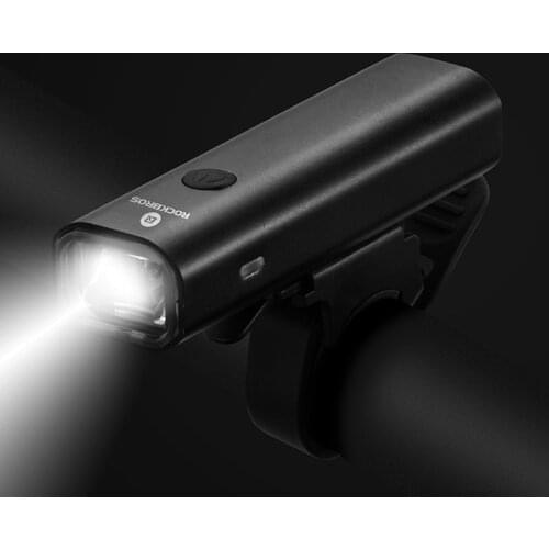 ROCKBROS USB Charging Rainproof Outdoor Safety Equipment Bicycle Light Headlight Night Riding Super Light Glare Flashlight