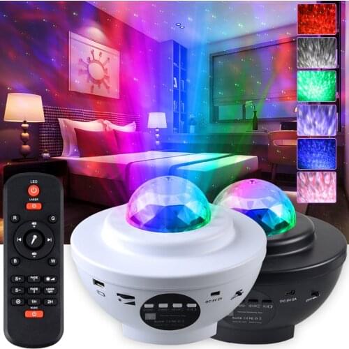 Led Night Sky Projector Lamp Ocean Wave Star Light Room Romantic Decoration 2021 Latest Romantic Decoration Lamp Lumière