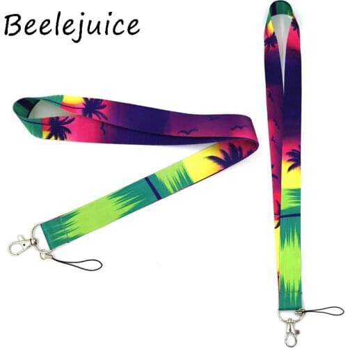 Setting sun Mobile phone lanyard For keys ID Card Pass Gym USB badge holder DIY Hang Rope Tags Strap Neck Lanyards