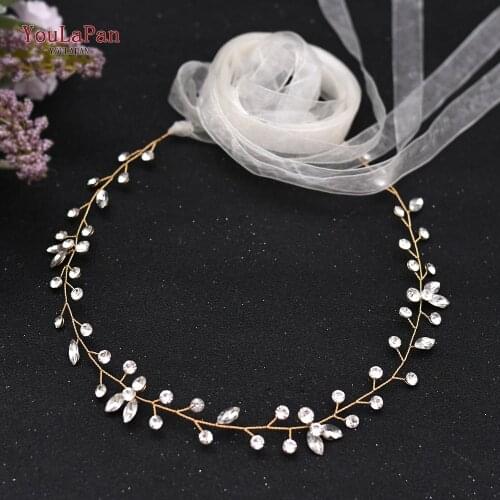 YouLaPan SH11 Silver Golden Diamond Belt Wedding Belts Rhinestone Bridal Belt Handmade Wedding Sash Thin Belts Women Waistband