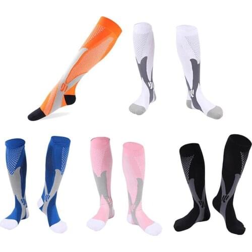 1 Pair Outdoor running fitness breathable leggings socks sports riding socks football socks copper compression socks