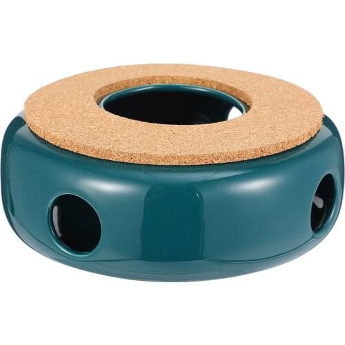 1Pc Teapot Warmer Teapot Heating Base Tea Heater For Home Coffee Incubator Tea Furnace Heating Glass Flower Tea Pot Hollow Base