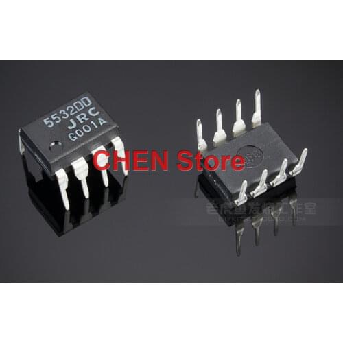 10pcs Japan JRC5532DD DIP-8 NJM5532DD Low Noise Precision Two-operational Amplifier JRC NE5532