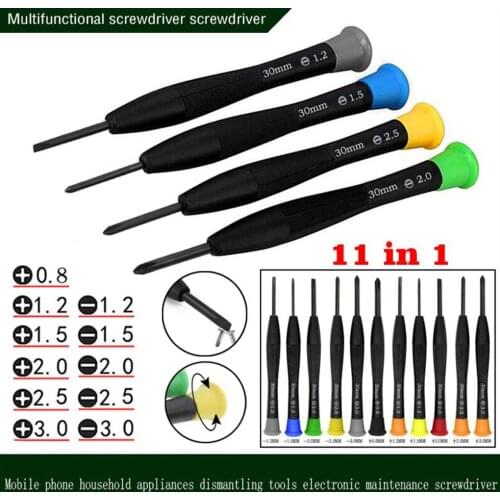 11pcs Cross Head Screwdriver Set Magnetic Screw Driver Smartphone iPad computer camera Repair Tool Set
