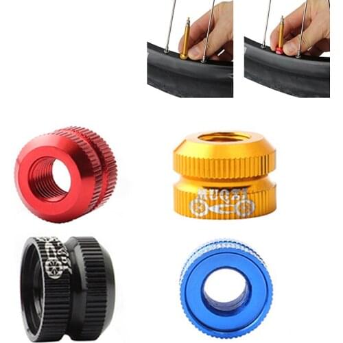 2Pcs Mountain Road Bicycle Bike Presta Valve Nut Vacuum Tire Nozzle Nuts Optional Color For Biek DIY Replacement