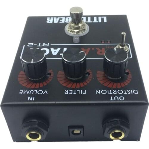 3 Gears Turbo/Vintage /Dirty RAT Tone Timbre Distortion Effector 9V-12V Electric Guitar Piece LM308N