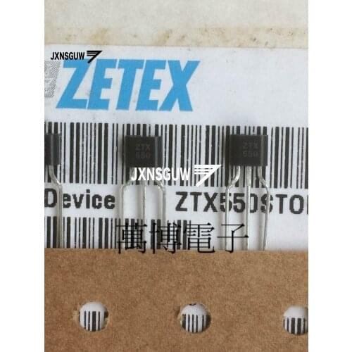5pair Original ZETEX ZTX450 ZTX550 Transisitor 450 550 Audio power amplifier ZTX450/ZTX550 Audio triode 1A 1W 60V Taping Laser