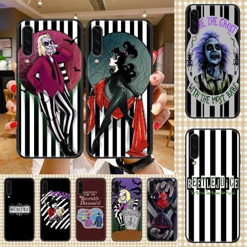 Beetlejuice Handbook Phone case For Samsung Galaxy A 3 5 7 8 10 20 21 30 40 50 51 70 71 E S 2016 2018 4G black fashion funda 3D