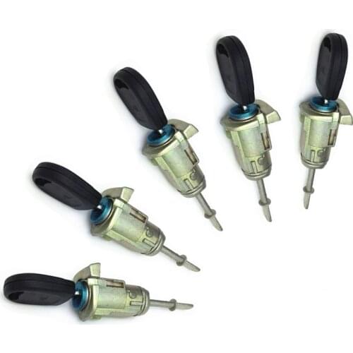 1/2/5Pcs New Front Left Door Lock openr Cylinder With Key Auto Accessories For Passat B5 LUPO Seat LEON TOLEDO AROSA 3B0 837 167