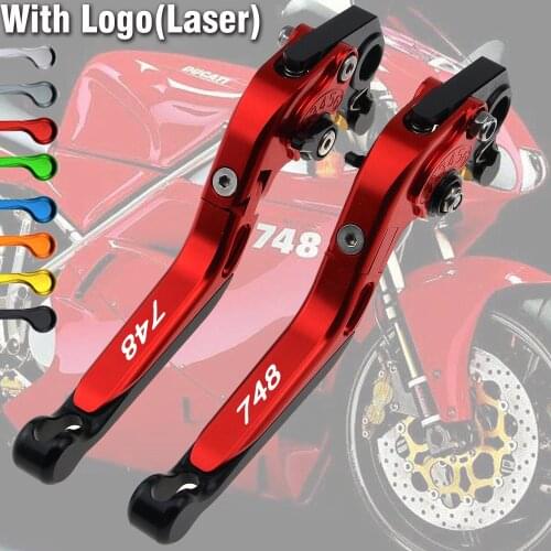 For Ducati 748 1999 2000 2001 2002 2003 2004 CNC Motorcycle Brake Clutch Levers Adjustable Foldable Extendable