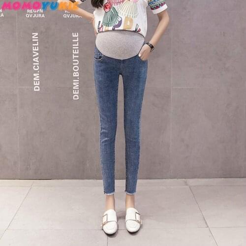 Denim Jeans Maternity Pants For Pregnant Women Clothes skinny Nursing Pregnancy Leggings Trousers Jeans Maternity Clothing