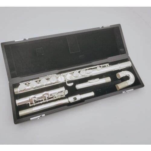MURAMATSU Alto Flute G Tune 16 Closed Hole Keys Sliver Plated Professional Musical Instrument with case free shipping