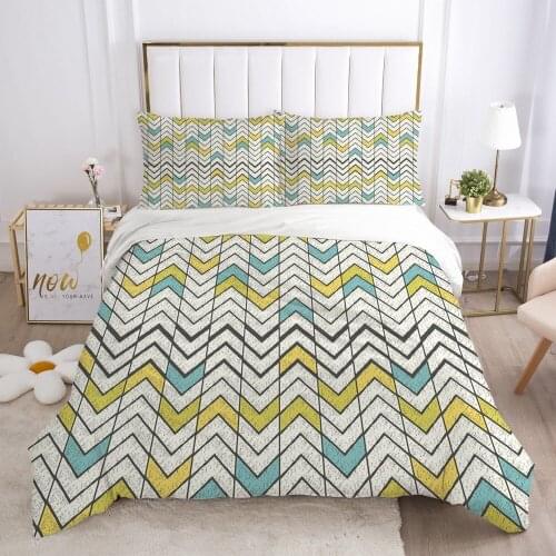 Classic Fresh Bedding set Bed Linens Qulit/Comforter Case with Zipper Duvet Cover Sets King Twin Size 3D European Bed Linen