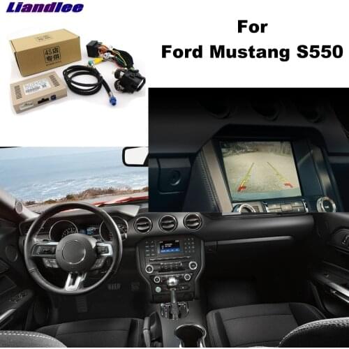 Liandlee Parking Camera Interface Reverse Back Up Park Camera Kits For Ford Mustang S550 Original Display Upgraded