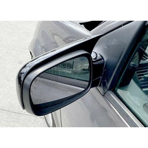 2 Pieces High Quality Abs Plastic Bat Style Mirror Covers Caps RearView Mirror Case Cover Gloss Black For Renault Megane 2