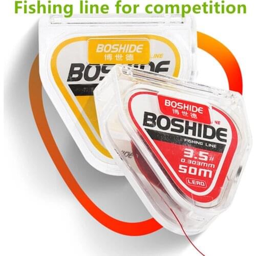 50m Fishing line Fishing Competition super strong fishing wire more invisible line no memory nylon line fluorocarbon coated line