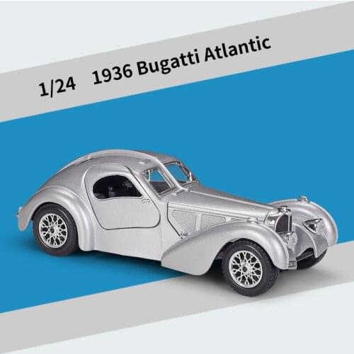 1:24 Bugatti Atlantic 1936 Classic car Alloy Car model Diecasts & Toy Vehicles Car Toy Model Simulation Model Collection