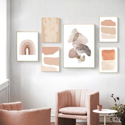 Modular Hd Printing Geometry Picture Home Decoration Minimalist Paintings Canvas Poster Wall Art For Living Room No Framework