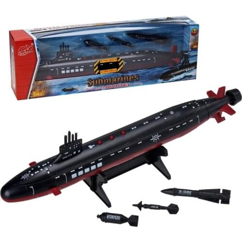 Navy Virginia Attack Nuclear Submarine Toy Ornaments Children Marine Military Static Model Submarine Toy