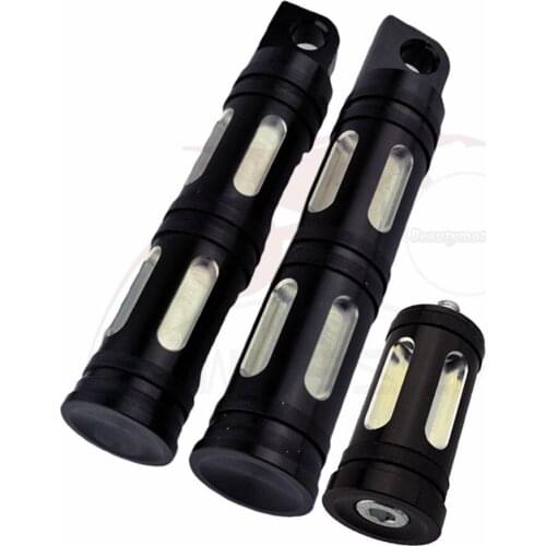 Motorcycle Footrest Foot Pegs Shifter Peg Nail CNC For Harley Sportster XL883 1200 Touring Roadking Dyna Breakout Softail