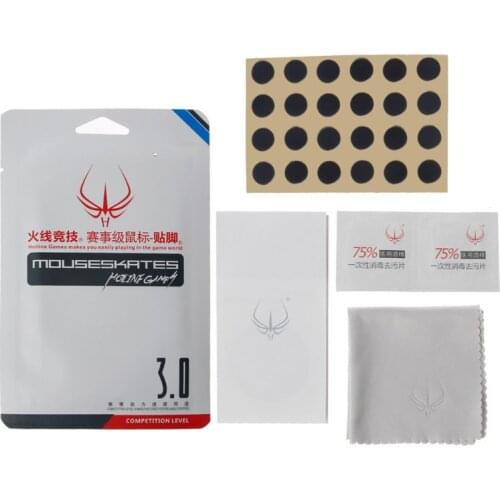 6 Sets/Pack Original Hotline Games Competition Level Mouse Feet Mouse Skates Gildes for logitech G1 / M100 / M235 Mouse 0.6mm
