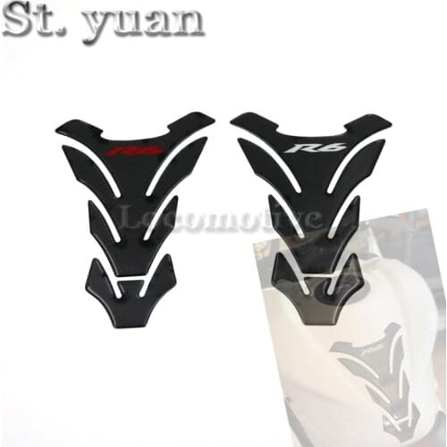Suitable for motorcycle YAMAHA YZFR6 R6 YZF 3D sticker decal logo protection fuel tank cap cover