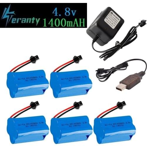 T Model ) 4.8v 1400mah NICD Battery For Rc toys Cars Tanks Robots Boats Guns 4.8v Rechargeable Battery 4*AA Battery Pack