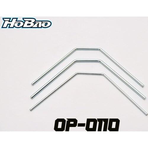 OFNA/HOBAO RACING OP-0110 FRONT SWAY BARS SET- 2.3MM, 2.8MM & 3MM FOR 1/8 HYPER VS BUGGY VT ON-ROAD