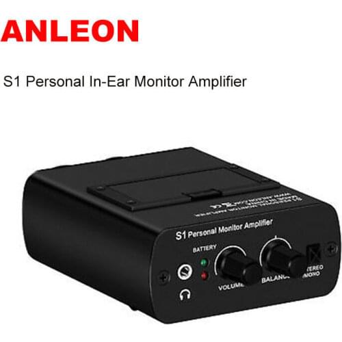 ANLEON S1 Personal In-Ear Monitor Headphone Amplifier IEM System Fit For Stage Studio Bass Player Vocalist Keyboardist Podcast