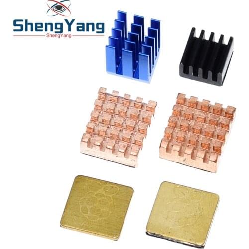 Raspberry Pi 3 4 B Heat Sink Copper Aluminum Heatsink Radiator Cooler Kit for Raspberry Pi 3B+ Plus 2 4 model b