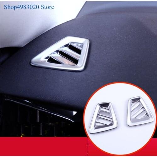 Air outlet frame instrument panel outlet decorative frame modification stickers sequin interior accessories for volvo xc60 2018