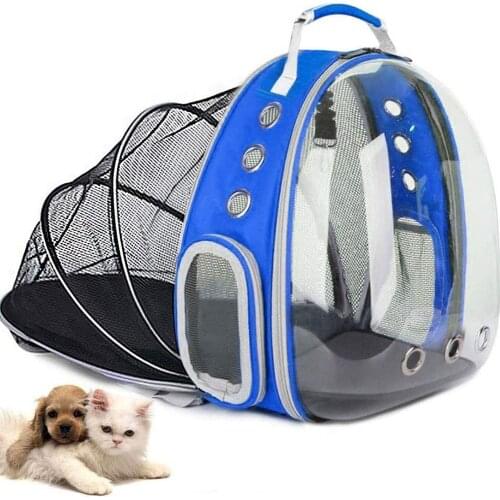 Pet Cat Backpack Carriers collapsible Cats Bubble capsule astronaut Shoulder Bag Ventilate Dog Transparent extensile Carry Case
