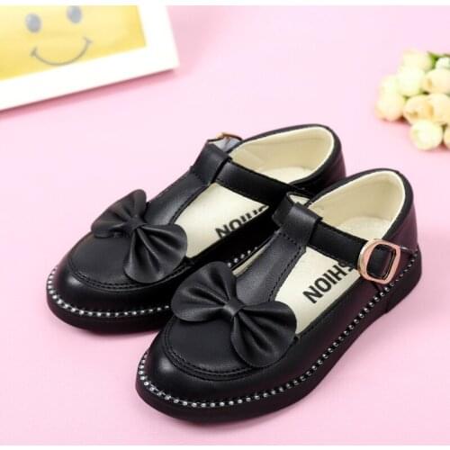 SKOEX Girls T-Strap School Uniform Dress Mary Jane Flat Shoes Childrens Wedding Party Princess Shoes for Little Kid/Big Kid